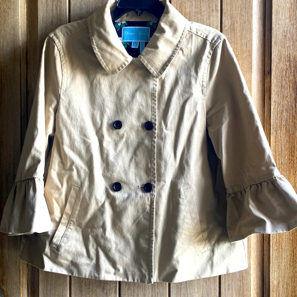 Draper James short jacket with peplum sleeves - Picture 1 of 5